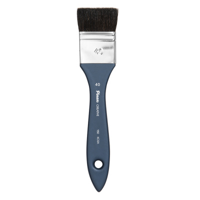 Кисть коза черная №40 флейц Pinax "Creative 150" короткая ручка