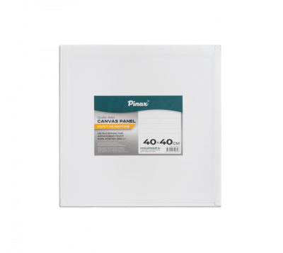 Холст на картоне Pinax 40х40 см 280 г, 100% Хлопок