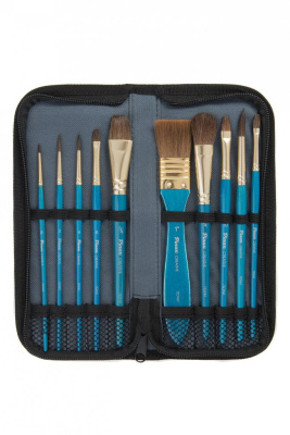 Набор кистей Пони в пенале Pinax "Creative Line" 10 шт, ассорти