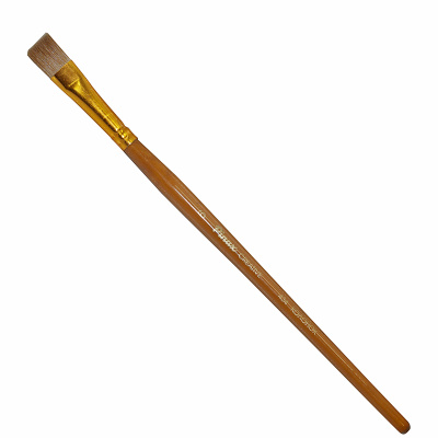 Кисть колонок №6 плоская Pinax "Creative 434" короткая ручка