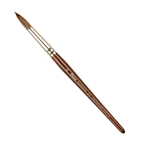 Кисть синтетика №18 круглая Pinax "MANGUSTA"