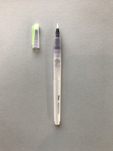 Кисть синтетика с резервуаром №3 круглая Pinax "Aquantech" маленькая