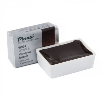 Акварель Pinax кювета 2,5 мл W291 Ван-Дик Коричневый