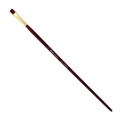 Кисть синтетика №4 плоская Pinax "Creative 684" жесткая, длинная ручка