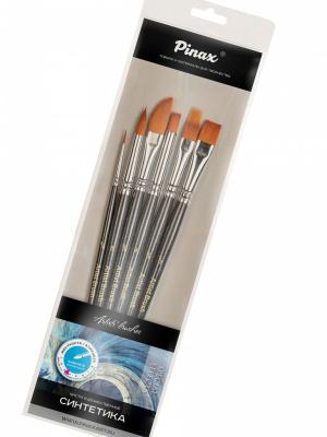 Набор кистей синтетика Pinax "SPECIAL EFFECTS" АССОРТИ 6 шт