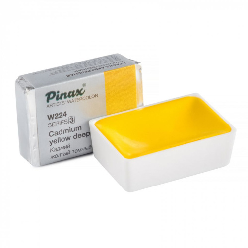 Акварель Pinax кювета 2,5 мл W224 Кадмий Желтый Темный