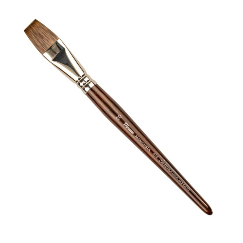 Кисть синтетика №20 плоская Pinax "MANGUSTA"