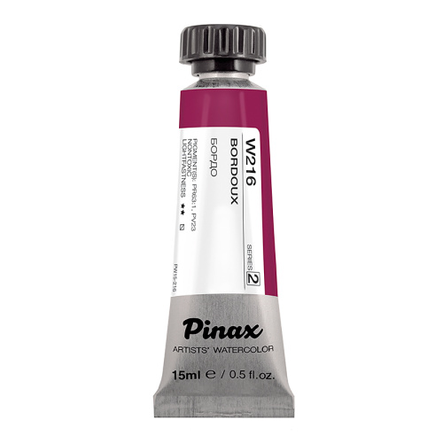 Акварель Pinax в тубе 15 мл W216 Бордо