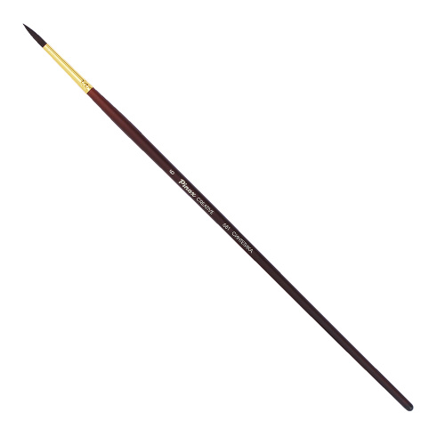 Кисть синтетика №6 круглая Pinax "Creative 681" жесткая, длинная ручка