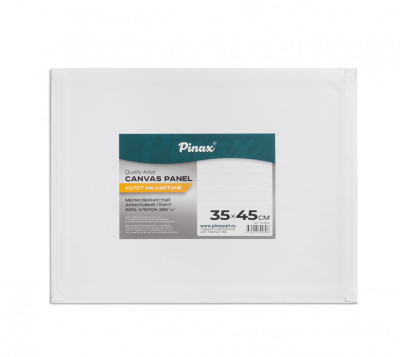 Холст на картоне Pinax 35х45 см 280 г, 100% Хлопок