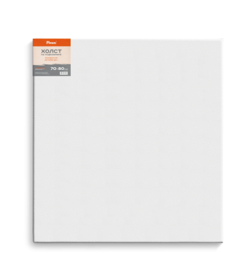 Холст на подрамнике Pinax 70х80 см 380 г 100% хлопок, мелкое зерно, акриловый грунт 3 слоя