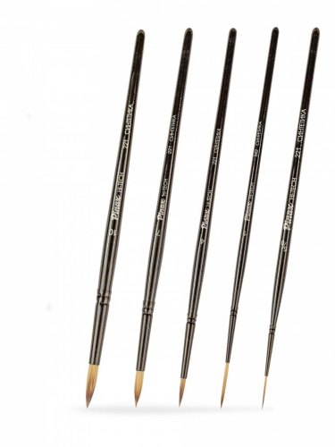 Набор кистей синтетика Pinax "HI-TECH" круглые 5 шт