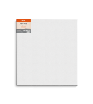 Холст на подрамнике Pinax 60х70 см 380 г 100% хлопок, мелкое зерно, акриловый грунт 3 слоя