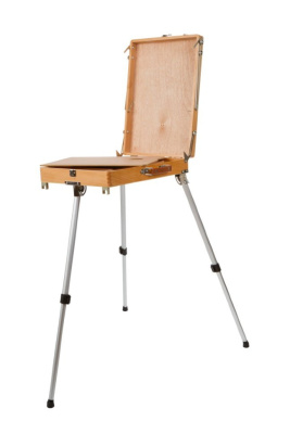 Этюдный ящик Pinax на алюминевой треноге, бук