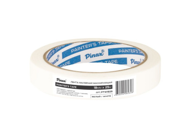 Лента малярная Pinax БЕЛАЯ 18мм х 25м