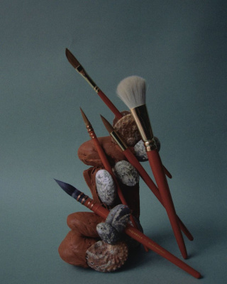 Набор кистей для акварели Pinax x Lesya Poplavskaya "MASTERS CHOICE SET IV" 5 шт, ассорти