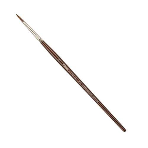 Кисть синтетика №3 круглая Pinax "MANGUSTA"