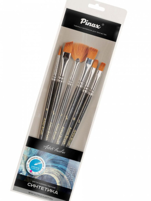 Набор кистей синтетика Pinax "SPECIAL EFFECTS" АССОРТИ 6 шт.