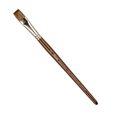 Кисть синтетика №12 плоская Pinax "MANGUSTA"