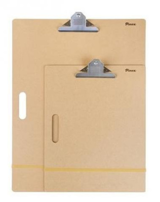 Планшет клипборд 45х45 см с удерживающей резинкой и клипсой