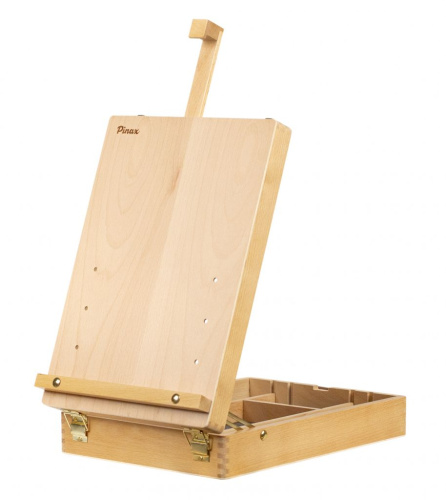 Мольберт настольный Pinax TE-06B с ящиком, большой, бук