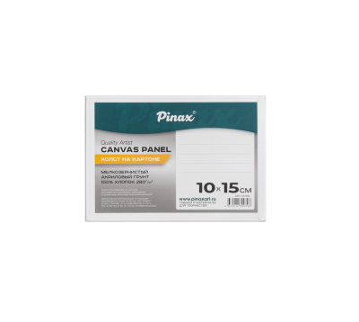 Холст на картоне Pinax 10х15 см 280 г, 100% Хлопок