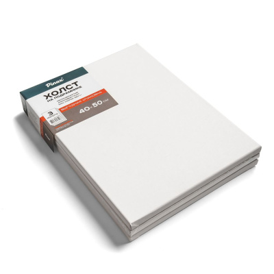 Набор холстов на подрамнике 3 шт Pinax 40x50 см 100% хлопок 280 г