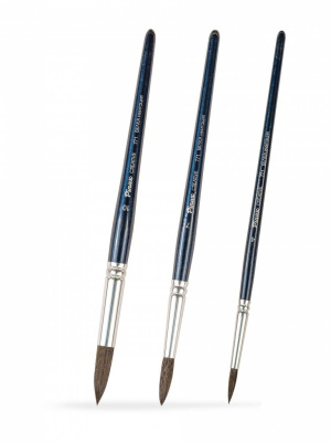 Набор кистей синтетика (имитация белки) Pinax "CREATIVE" круглые 3 шт