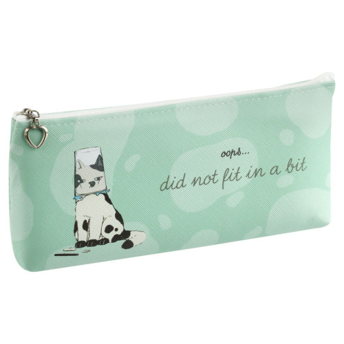 Пенал мягкий MESHU "Fit in a bit" 20х8,5х3 см, искусственная кожа