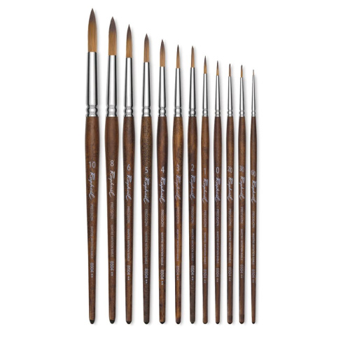 Кисть синтетика иммитация соболь круглая Sennelier "Precision" короткая ручка