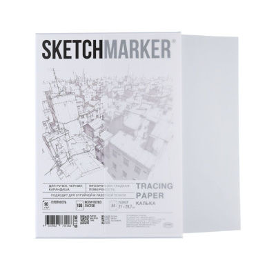 Калька SKETCHMARKER 21*29,7 см 90 г