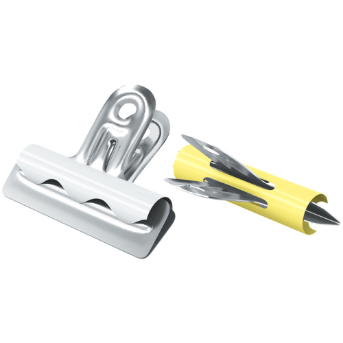 Зажим-бульдог для бумаги Berlingo 25 мм, 1 шт, цветной