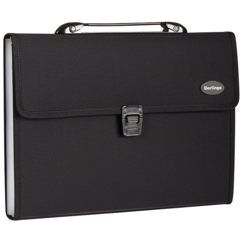 Папка-портфель 13 отделений Berlingo "Standard", А4, 330*240*40 мм, 1000 мкм, черная