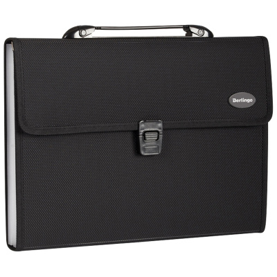 Папка-портфель 13 отделений Berlingo "Standard", А4, 330*240*40 мм, 1000 мкм, черная