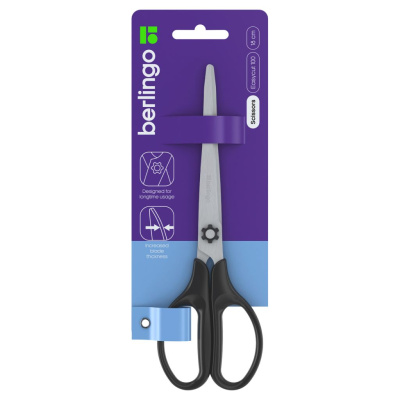 Ножницы Berlingo "Easycut 100" 18 см, европодвес