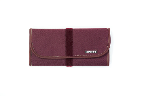 Скрутка для хранения кистей Малевичъ 26х48 см, бордо