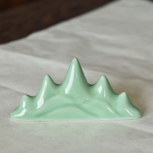 Подставка для кистей "Пять пиков" цвет: бледно-зеленый