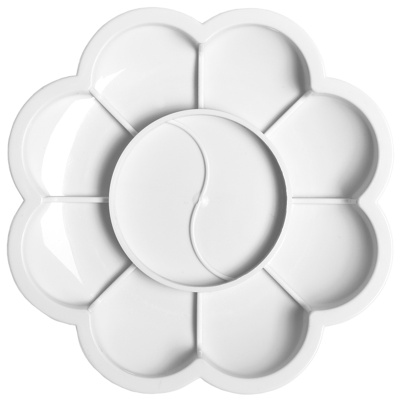 Палитра пластиковая Стамм Ромашка, белая