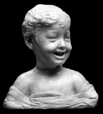 Гипс Бюст Смеющийся мальчик