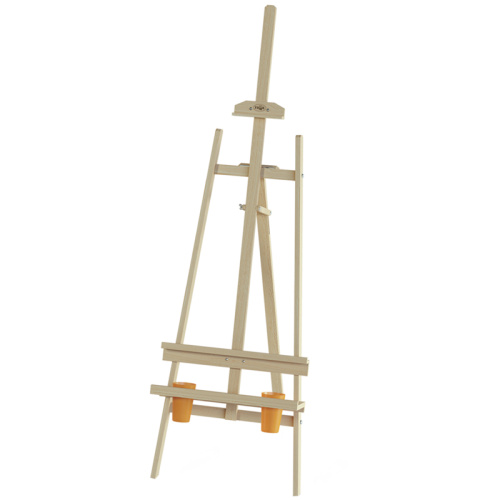 Мольберт напольный Лира с бегунком Гамма "Студия" 53*71*170см, съемная полка, 2 стакана в комплекте,