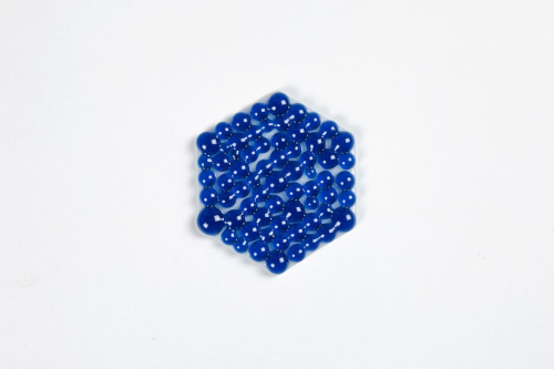 Стеклянная подставка под инструменты, цвет Аквамарин