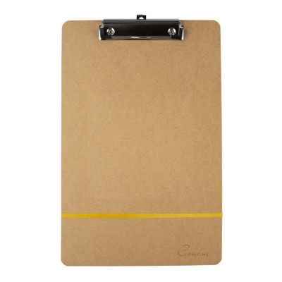 Планшет "Сонет" с зажимом и резинкой, МДФ, толщина 2,7 мм, размер 22,7х35,5 см