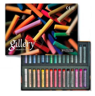 Набор сухой пастели Mungyo "Extra Fine Soft Pastel" 30 цв мягкая, круглая