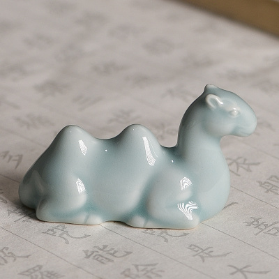 Подставка для кистей "Верблюд №2" цвет: бледно-голубой