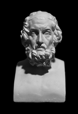 Бюст гипс Гомера, малый