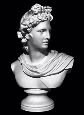 Гипс Бюст Аполлона, малый