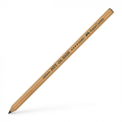 Карандаш масляный художественный Faber-Castell "Pitt" черный, твердый