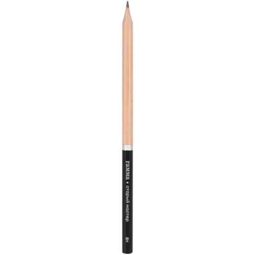 Карандаш чернографитный Гамма "Старый мастер", 8H, заточен.