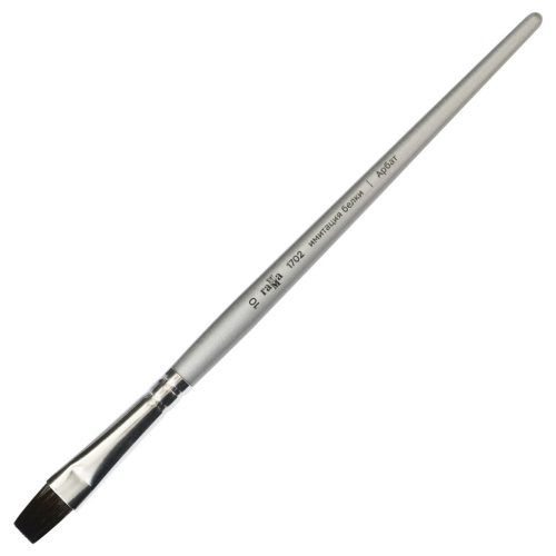 Кисть синтетика имитация белки №10 плоская Гамма "Арбат" короткая ручка