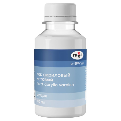 Лак акриловый Гамма "Студия" 110 мл, матовый